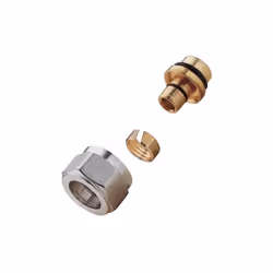Adaptateur pour tube PE / réticulé diamètre 12 Calibre 18 référence R179X063. Alésage : 18 x 12/10 Classe 0 : 90°C / 4 bars C ...