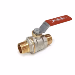 Vanne à sphère carrée Dado® Mâle - mâle passage intégral Giacomini R913L Convient pour l'eau des systèmes de chauffage/refroi ...