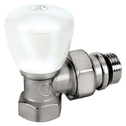 Robinet radiateur équerre R5TG série fer simple réglage 1/2'' 15x21 chromé - GIACOMINI - R5X033
