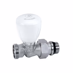 Robinet micrométrique droit Thermostatisable pour montage sur collecteur R551 - Avec capuchon de protection • Robinet micromé ...