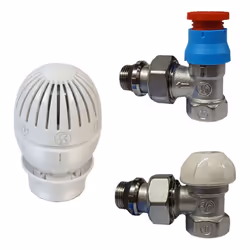 Kit vanne et coude de réglage Giacomini pour radiateur est une solution complète pour l'amélioration énergétique des radiateu ...