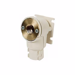 Raccord 1/2"X16 coudé pour systèmes d'eau domestique, à encastrer juste sous le mur, avec raccordement pour tuyau en cuivre,  ...