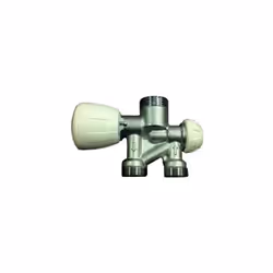 Robinet monotube à plongeur vertical à sonde (sonde non fournie) - Diam.: 16 cm - Entraxe: 3,5 cm - Sonde : 7 cm