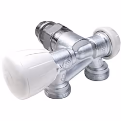 Robinet monotube à 4 voies Giacomini R358M1 La vanne R324N est une vanne monotube avec la possibilité de diviser le débit dan ...