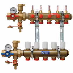 Description générale Le collecteur KITR553FK est un kit prémonté avec débitmètre, conçu pour les systèmes de chauffage par le ...
