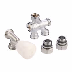 Description générale Le robinet monotube à 4 voies R436TG est un robinet thermostatisable conçu pour les circuits monotubes.  ...