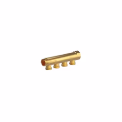 Description générale Collecteur male-femelle 3/4" (20x27) avec 2 sorties 1/2" (15x21) male, référence Giacomini R580CY072. Id ...