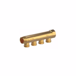 4 départs 1/2 - Fournisseur: GIACOMINI - Reference: R580CY074 - Entraxe : 35 mm Ce collecteur composable MF 3/4 est idéal pou ...