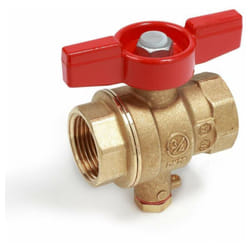 Giacomini - Vanne à sphère avec porte-sonde raccords f-f R851T 1/2'