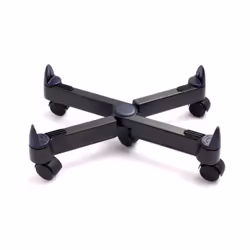 Tecnostyl CPU holder, Support CPU de chariot, Noir, Métal, Plastique, PCs, 80 mm, 410 mm