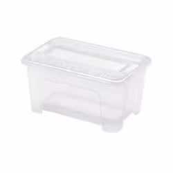 Heidrun 7201, Boîte de rangement, Translucide, Rectangulaire, Monochromatique, 280 mm, 185 mm