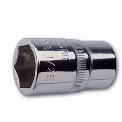Usag 235 1/2 EN, Prise, 1/2", Métrique, 1 tête(s), Acier, 17 mm