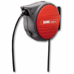Usag 939 C1 Enrouleur mural Automatique Noir, Rouge