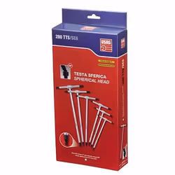Usag 280 TTS/SE6 Jeu de clés hexagonales en T Métrique 6 pièce(s)