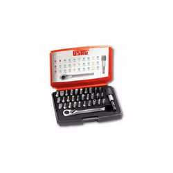 Caractéristiques de l’assortiment Usag 692 J32 : Cassette compacte en matière plastique Intérieur en mousse préformée Compren ...