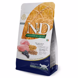 Farmina Pet Food N&D Ancestral Grain, Adulte, Myrtille, Agneau, 5 kg