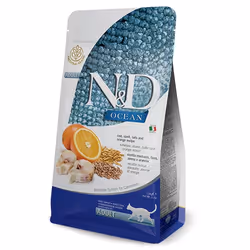 Farmina Pet Food N&D Ocean, Adulte, Morue, 1,5 kg, Sans grain, Antioxydants inclus