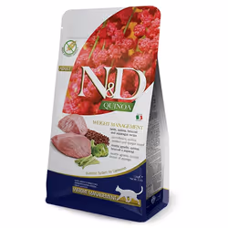 Farmina Pet Food N&D Quinoa, Adulte, Agneau, 5 kg, Sans grain, Sans arômes alimentaires, Antioxydants inclus