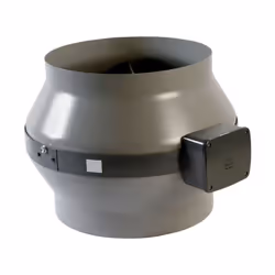 Ventilateur extracteur d'air et d'odeurs Vortex modèle CA 250 MD E conduit axial centrifuge en acier, diamètre nominal 250 mm ...