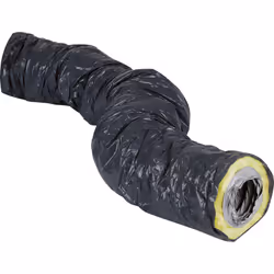 Conduit PE souple isolé Laine de verre 50mm - Ø150 - Long 6m