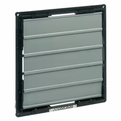 Obturateur à vortex par gravité modèle PGR 250 pour les conduits de ventilation de 160 et 200 mm de diamètre. Ferme le condui ...
