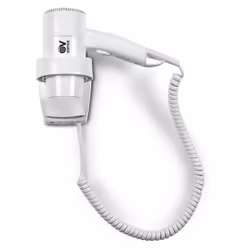 Vortice 1200 max 5.1A 81m3/h blanc - 0000070926Sèche-cheveux avec support mural Equipé de : -Boîtier ABS auto-extinguible -Su ...