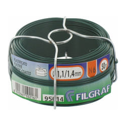 Fil De Fer Gainé Vert n° 6 - 1,40mm x 50 mêtres - 240gr