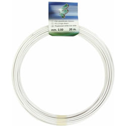 Finish - Corde à linge fer plastifié blanc ø 2,5 mm 20