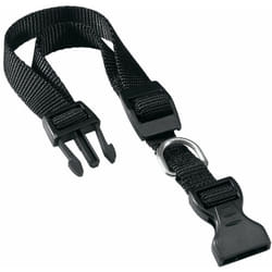 Ferplast - club c Collier en nylon pour chiens, de différentes tailles et couleurs. Variante C25/70 - Mesures: a: 45-70 cm b: 25 mm - Noir - Noir