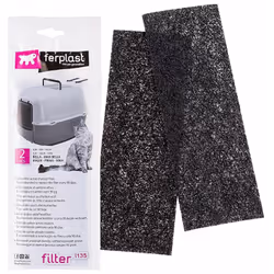 Filtres de rechange au charbon actif pour litières Bella, Maxi Bella, Magix, Prima et Mika de chez Ferplast. Insérés dans les ...