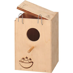 Ferplast - nido small Nid d'oiseau en bois fsc. Variante small - Mesures: 13 x 12 x h 17 cm -