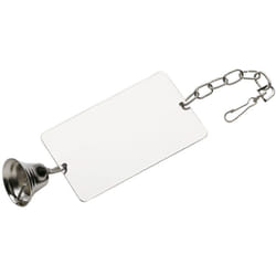 Jouet Miroir Inox avec Cloche pour Oiseaux Ferplast Pa 4244