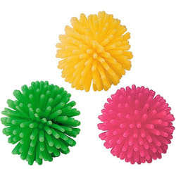 Ferplast Jouet PA 5402 Balle en caoutchouc souple pour chats. Variante PA 5402 - Misure: Ø 3.5 cm - Coloris assortis
