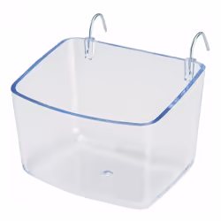 Les mangeoires Ferplast sont entièrement fabriquées en plastique transparent. Ceci permet de contrôler à tout moment le nivea ...