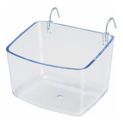 Ferplast - Mangeoire fpi 4512 Mangeoire en plastique transparente pour petits perroquets, perruches et cockatiels. Variante fpi 4512 - Misure: 9.5 x