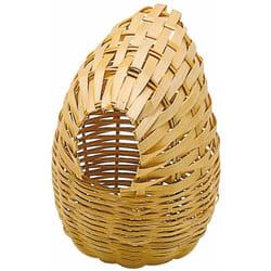 Ferplast - Nid pa 4452 Nid fermé en osier pour canaris, petits oiseaux et oiseaux exotiques . Variante pa 4452 - Misure: 8.5 x h 11.5 cm - ø 10.6 cm -