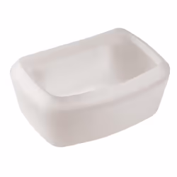 Ferplast Clip 5708, Universel, Plastique, Blanc, Ensemble gamelles pour animaux de compagnie, Monochromatique, 0,3 L