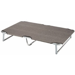 Ferplast DREAM Lit avec support en aluminium et toile sythétique - 4 tailles. Variante 115 - Misure: 119 x 79 x h 18 cm - Taupe