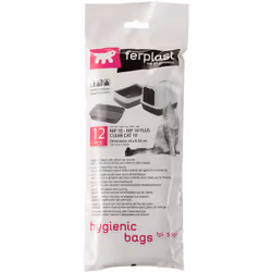 FPI 5361 Sachets hygiéniques de rechange pour litières Nip 10 et Nip 10 Plus de Ferplast, indispensables pour recueillir les  ...