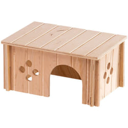 Ferplast sin 4645 Maison pour cobayes Ferplast sin 4645 en bois éco-durable fsc. Variante sin 4645 - Misure: 26 x 17.3 x h 13 cm -
