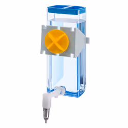 Ferplast Sippy 4674, Universel, Abreuvoir, Plastique, Acier inoxydable, Bleu, Intérieure, 0,3 L