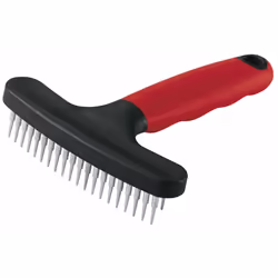 Enlever les noeuds du manteau de votre chien ne sera jamais un problème grâce à ce peigne avec dents serrées. Conseillé pour  ...