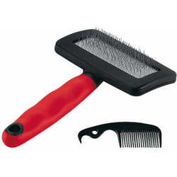 Gro 5944 medium Brosse carde pour chiens et chats à poils moyens et longs. Variante gro 5944 medium - Misure: 16 x 9.8 x h 3.3 cm - - Ferplast