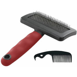 Gro 5946 large Brosse à carder pour chiens à poil moyen et long. Variante gro 5946 - Misure: 16.5 x 11.4 x h 3.3 cm - - Ferplast