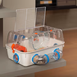 Ferplast Combi 1 Hamster Transparent, Blanc