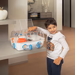 Ferplast Combi 1 Hamster Transparent, Blanc - Vue supplémentaire 4