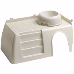 Pub 3252 est une maisonnette en plastique pour cages Cavie 100 Deluxe et Rabbit 140 de Ferplast. Elle se caractérise par sa d ...