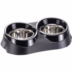 Introduisez une routine alimentaire plus propre et mieux organisée pour vos animaux de compagnie avec le porte-bouffe Duo de  ...