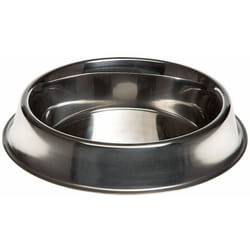 Supernova Écuelle en acier inox avec le bord inférieur relevé. 6 mesures. Variante 180 - Mesures: ø 26.3 x h 5.8 cm - 1.6 l - - Ferplast