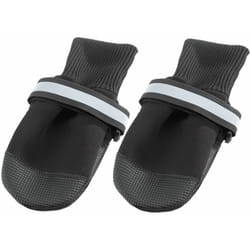 Ferplast PROTECTIVE SHOES Chaussons de protection pour chiens. Variante XL - Misure: 9 x 10 x h 11 cm - Noir